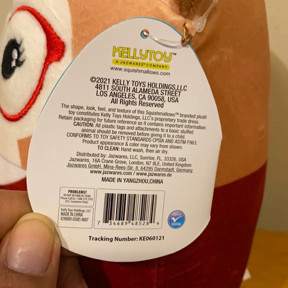 Squishmallows Soft & Cuddly Jaydelle the Owl 8 inch series 32 NWT - Picture 8 of 9